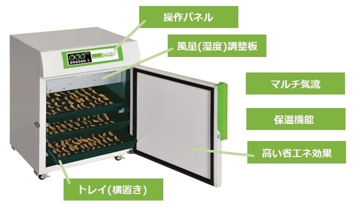 食品乾燥機 トレイ3枚 単相100V 使い勝手の良いドラッピー