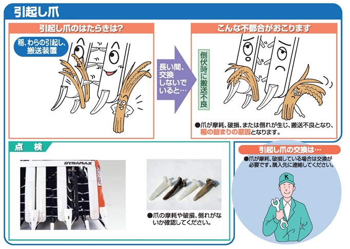 クボタ コンバイン 引起しチェーン チェーン爪付 純正 【5H592-5320-0】 送料無料